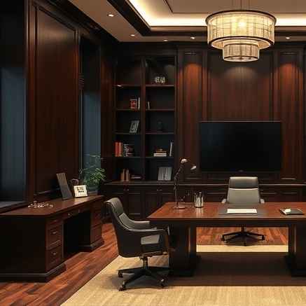 Кабинеты из дерева